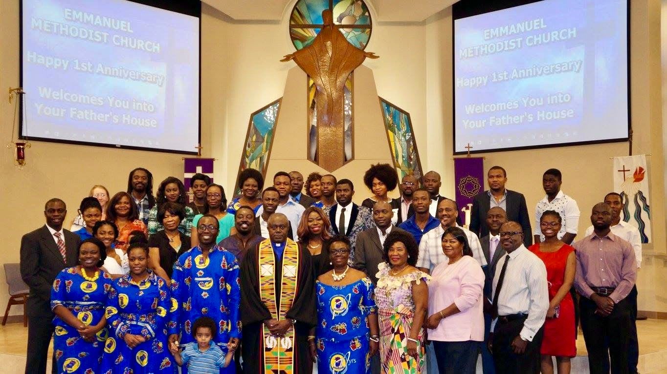 Some of the church's members posed for group photo